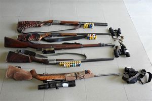 بازداشت شکارچیان با ۱۲ قبضه اسلحه شکاری غیرمجاز در گیلان