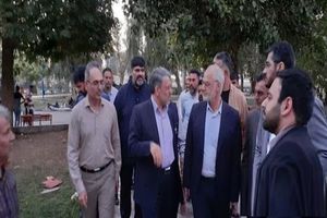 بازدید استاندار خوزستان از ستاد اسکان مهمانان نوروزی در پارک لاله