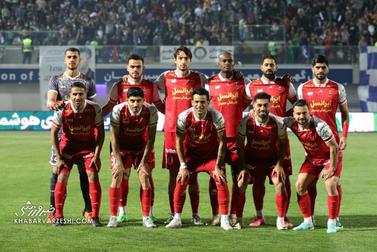 رونمایی از ۱۱ بازیکن پرسپولیس برای تقابل با ملوان